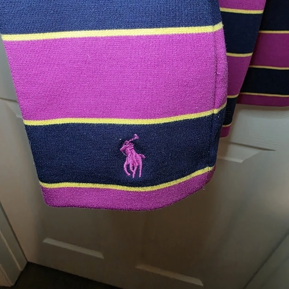 Polo Ralph Lauren Stripe Girls Dress Sz L